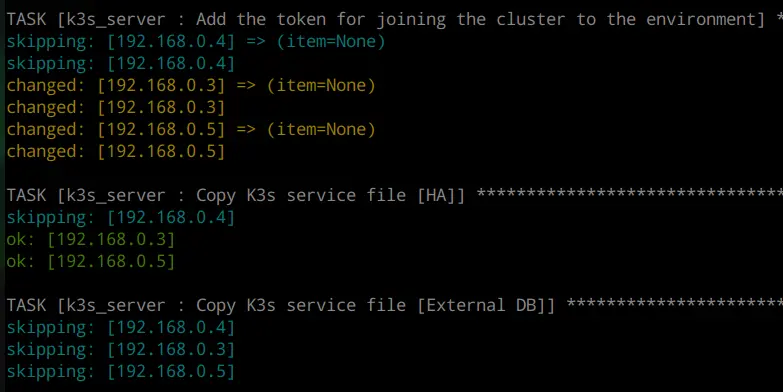 Ansible playbook