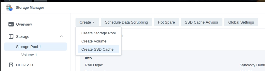 SSD Cache
