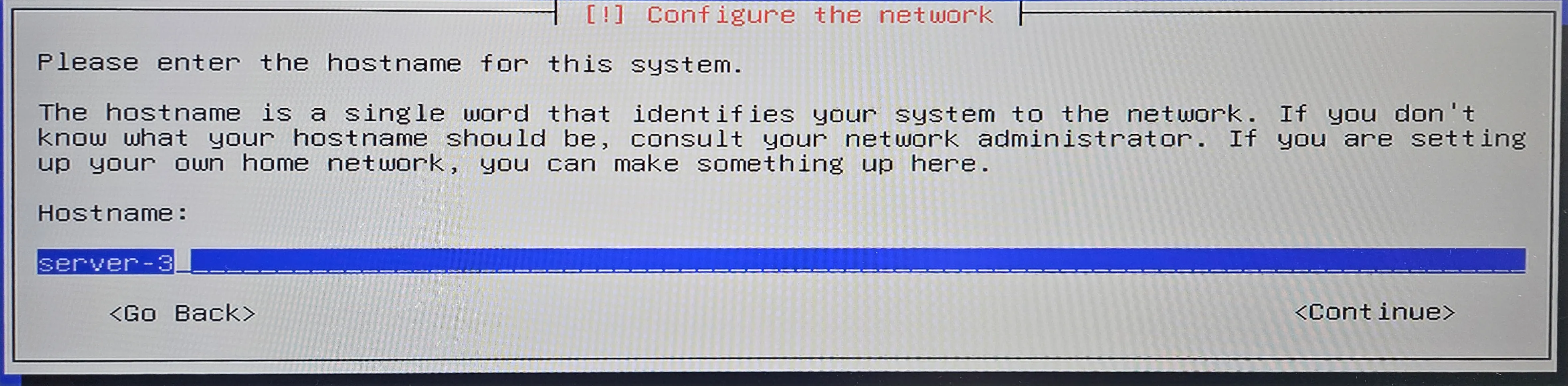 hostname